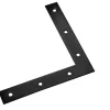 Waelbers raamhoek 60 x 60 mm zwart 4 stuks