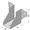 Waelbers raveeldrager zwaar 46 x 82 mm verzinkt