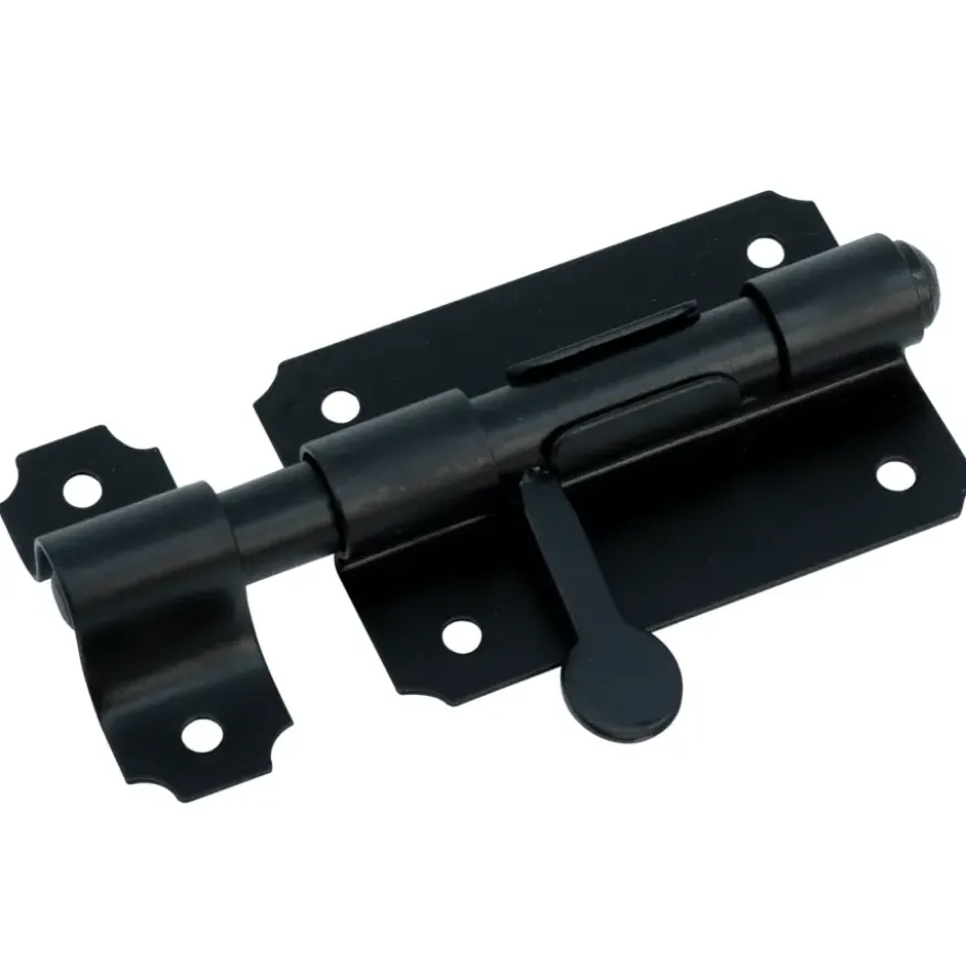 Waelbers schuifgrendel 80 mm zwart
