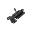 Waelbers schuifgrendel zware uitvoering 100 mm zwart