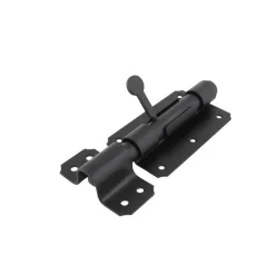 Waelbers schuifgrendel zware uitvoering 100 mm zwart