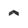 Waelbers stoelhoek 40 x 40 mm zwart 4 stuks