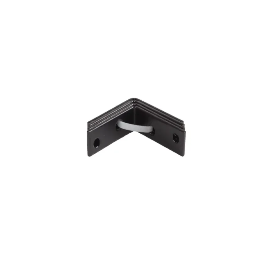 Waelbers stoelhoek 40 x 40 mm zwart 4 stuks