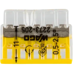 Wago Lasklem 5-voudig compact 0,5-2,5mm² 2273-205 20 stuks