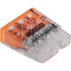 Wago Lasklem 3-voudig compact 0,5-2,5mm² 2273-203 30 stuks