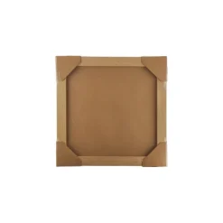 Wanddecoratie rood roze crème 40x40x3.5cm