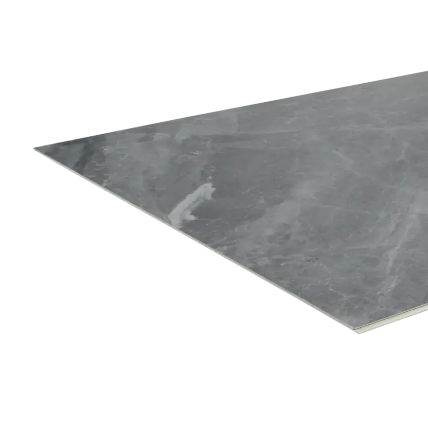 Wand/douche paneel kunststof Allora 260x90 cm grijs marmer glans, dikte 5mm 2,34 m²