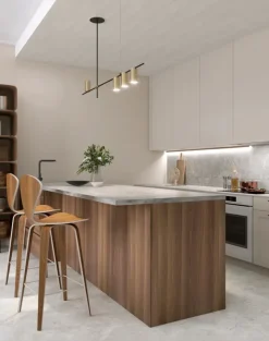Wand- en plafondpaneel Quality Line MDF Grey ash, 130x20cm, 8 mm 2,34 m²