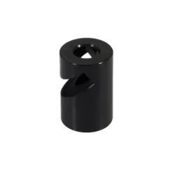 Wandhaak zwart plastic