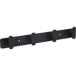 Wandkapstok Joe zwart aluminium 295 mm