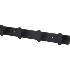 Wandkapstok Joe zwart aluminium 295 mm