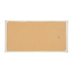 Wandkussen bouclé crème 60x30 cm