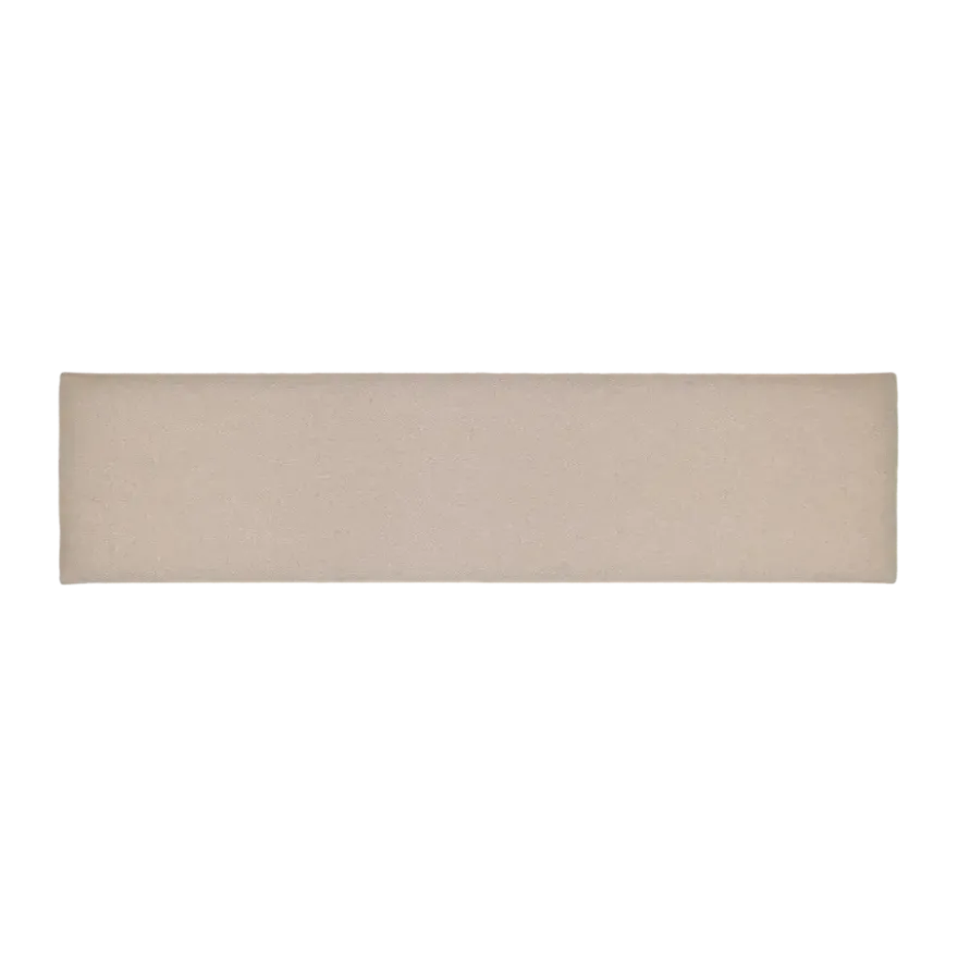 Wandkussen boucle taupe 120x30 cm