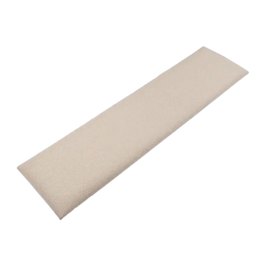 Wandkussen boucle taupe 120x30 cm