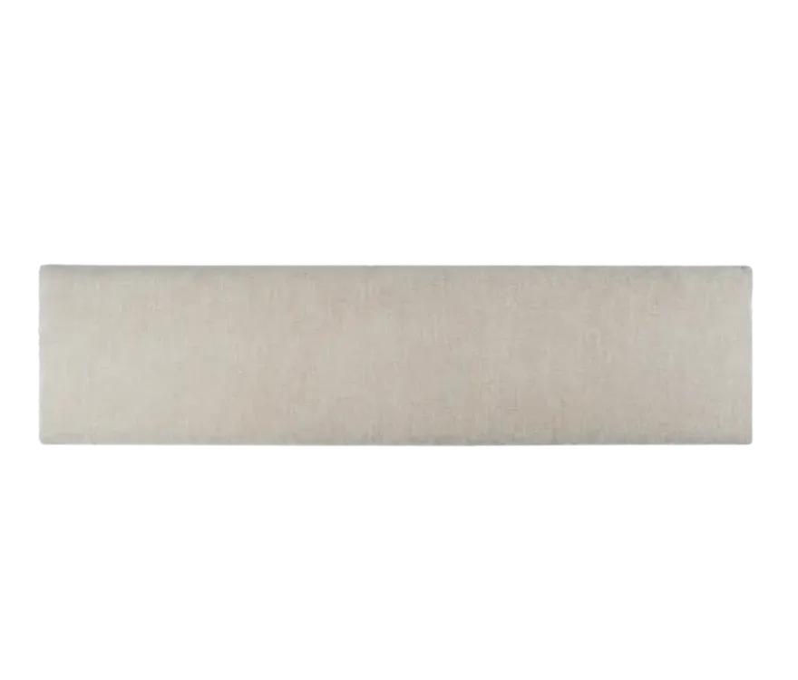 Wandkussen linnen taupe 120x30 cm