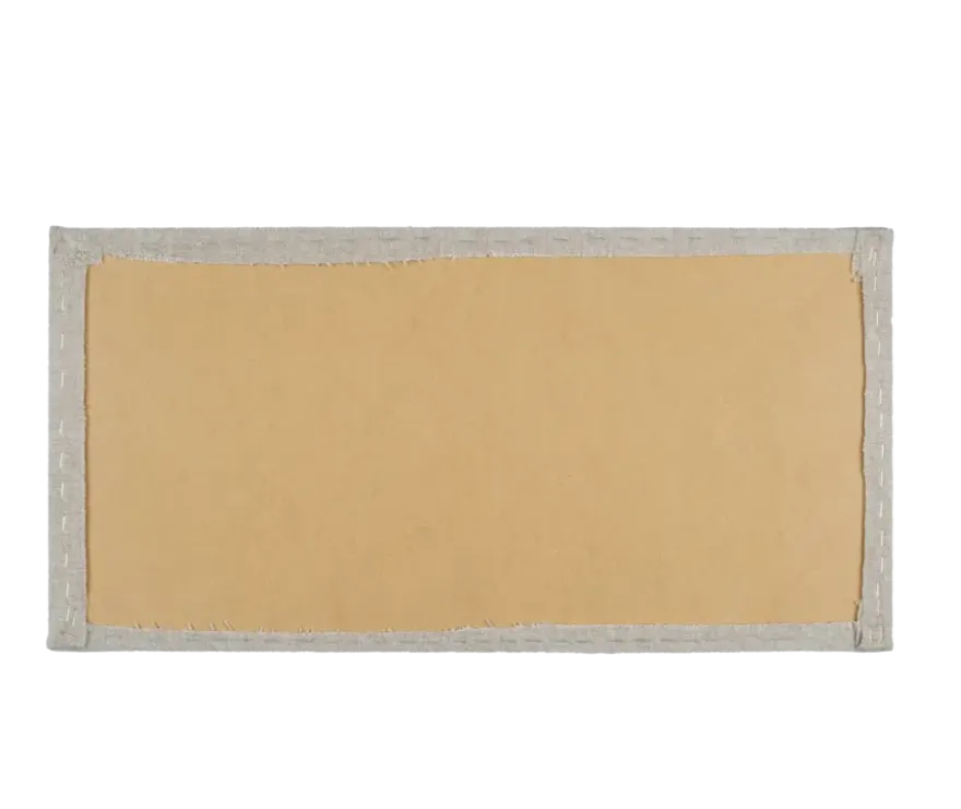 Wandkussen linnen taupe 60x30 cm
