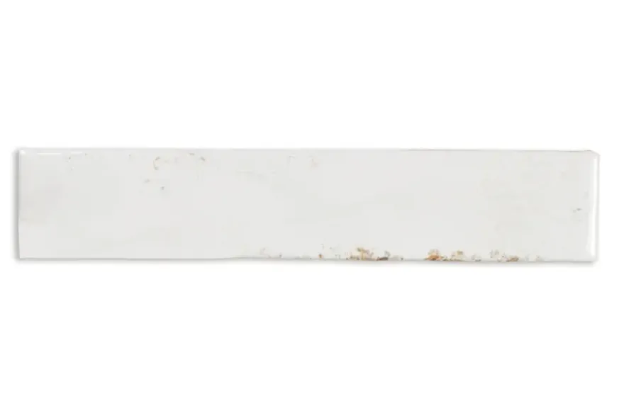 Wandtegel Fermo glanzend wit 5 x 25 cm keramiek wit 0,763 m²