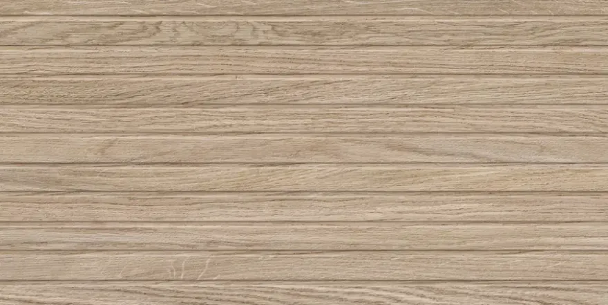 Wandtegel Linea houtlook 60 x 30 cm keramiek bruin 1,44 m²