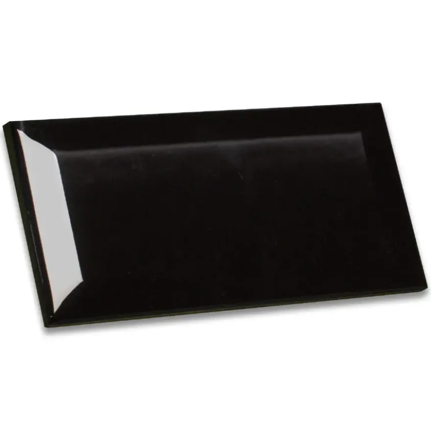 Wandtegel Metro zwart 7,5x15 cm 0,5 m²