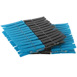 Wasknijpers plastic 48 stuks
