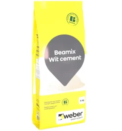 Weber Beamix cement wit 4 kg