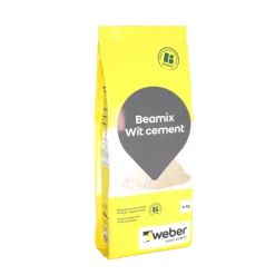 Weber Beamix cement wit 4 kg