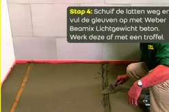 Weber Beamix lichtgewicht betonmortel grijs 18 kg