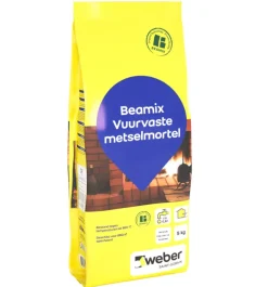 Weber Beamix metselmortel vuurvast grijs 5 kg