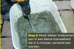 Weber Beamix snelcement 2 kg
