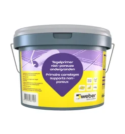Weber Beamix tegelprimer niet-poreuze ondergrond 4 kg