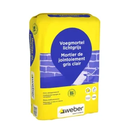 Weber Beamix voegmortel lichtgrijs 15 kg