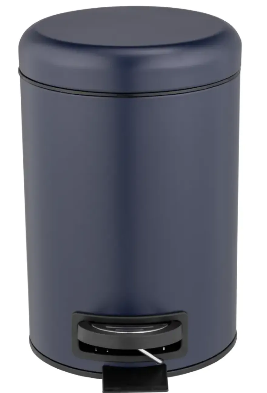 Wenko afvalemmer Leman donkerblauw