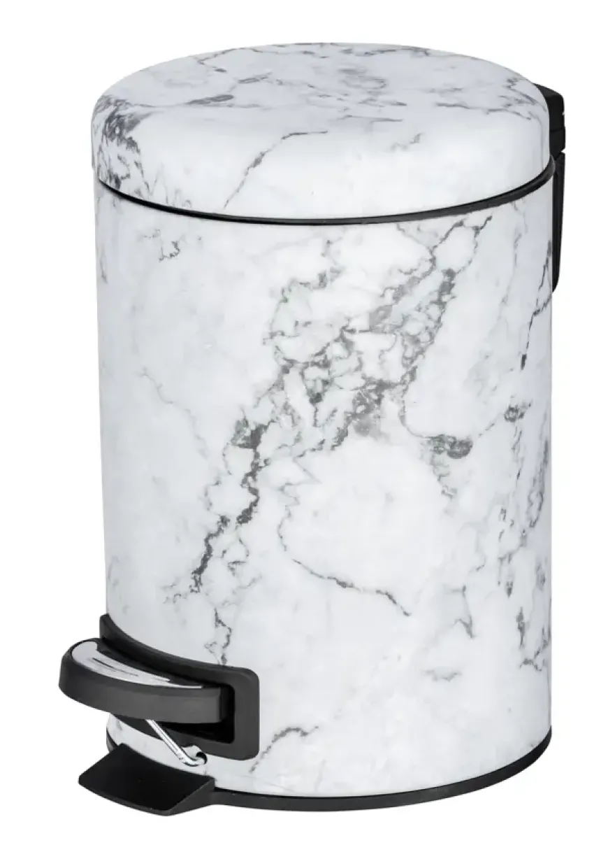 Wenko afvalemmer Onyx mat