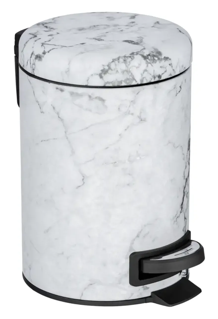 Wenko afvalemmer Onyx mat