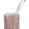 Wenko glazen beker oud roze