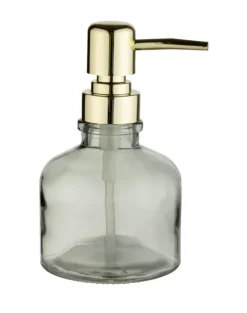 Wenko glazen zeepdispenser Atessa mintgroen