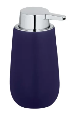 Wenko keramische zeepdispenser Badi donkerblauw