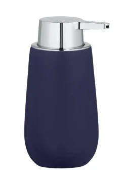 Wenko keramische zeepdispenser Badi donkerblauw