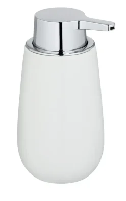 Wenko keramische zeepdispenser Badi wit