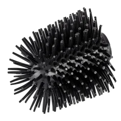 Wenko siliconen toiletborstehouder 75mm zwart