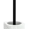 Wenko Villata toiletborstelhouder polyresin wit