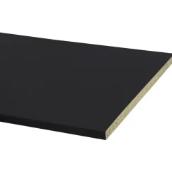 Werkblad ASQ28 260x80cm Rio Zwart