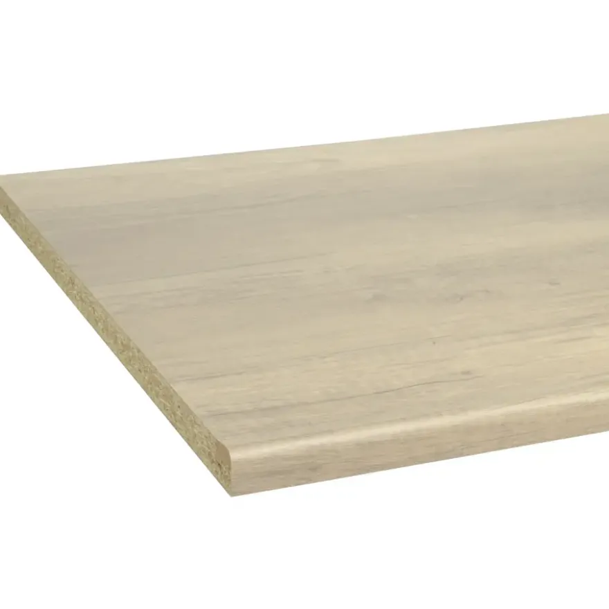 Werkblad ASW28 205x60cm Grof Hout