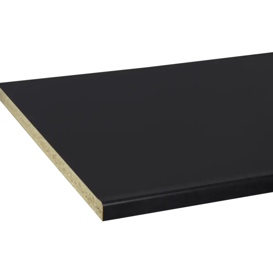Werkblad ASW28 265x60cm Rio Zwart
