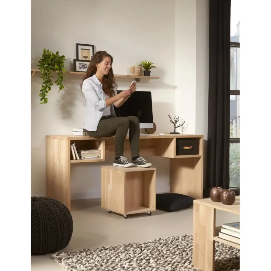 Werkblad grenen 250x61 cm 28 mm