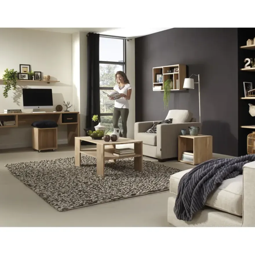 Werkblad massief eiken 250x61 cm 26 mm