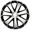 Wieldoppenset 14" Gorecki Mega zilver / zwart