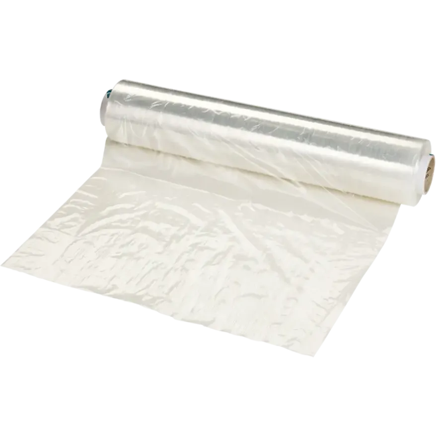 Wikkelfolie transparant rol 50 cm 300 meter 20 micron (MY)