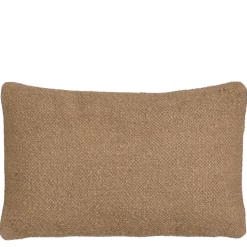 Woven kussen beige - l55xb35xh10cm