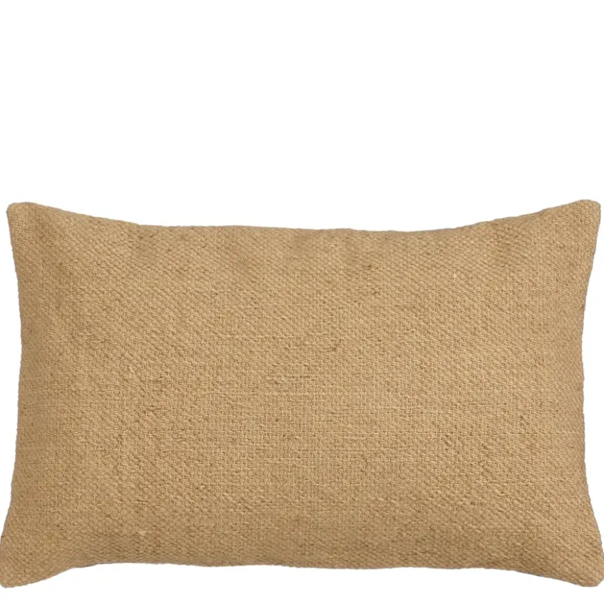 Woven kussen l.bruin - l55xb35xh10cm